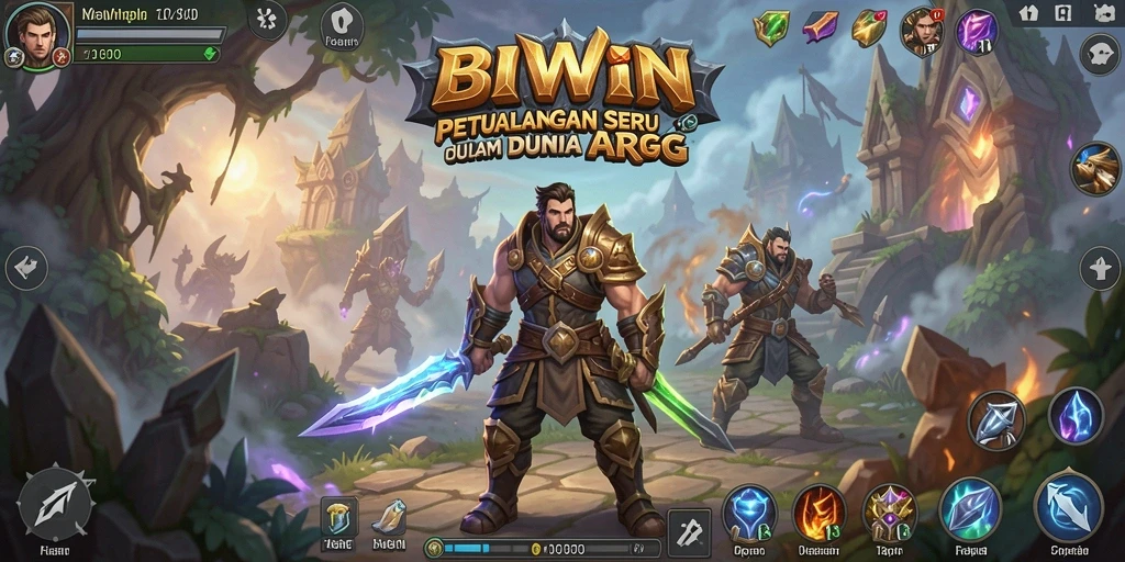 Gameplay seru BIWIN dengan karakter dan monster yang menakjubkan.