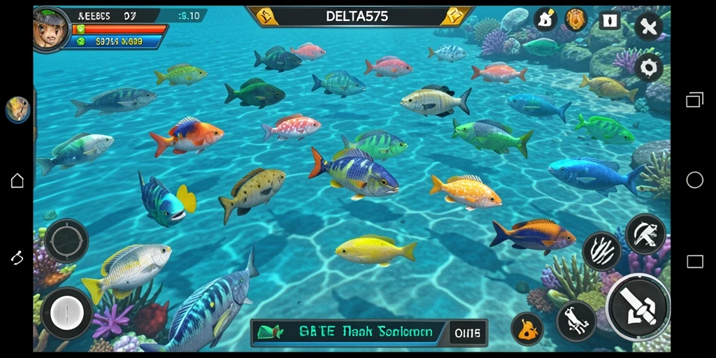 Gameplay Tembak Ikan yang seru dan menantang di DELTA575.