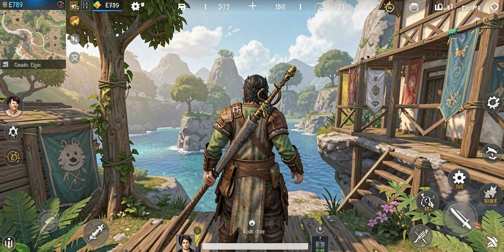 Tampilan gameplay seru dari EE789 dalam dunia petualangan.
