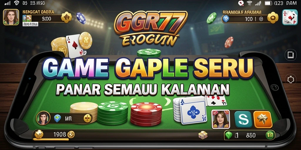 Screenshot GGR777 menampilkan aksi seru permainan Gaple.