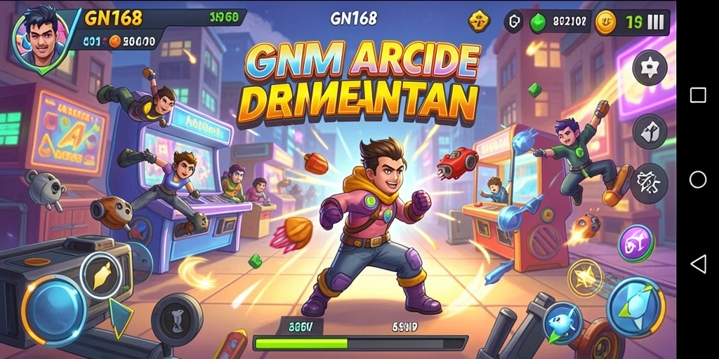 Screenshot gameplay GN168 yang terlihat seru dan menantang.