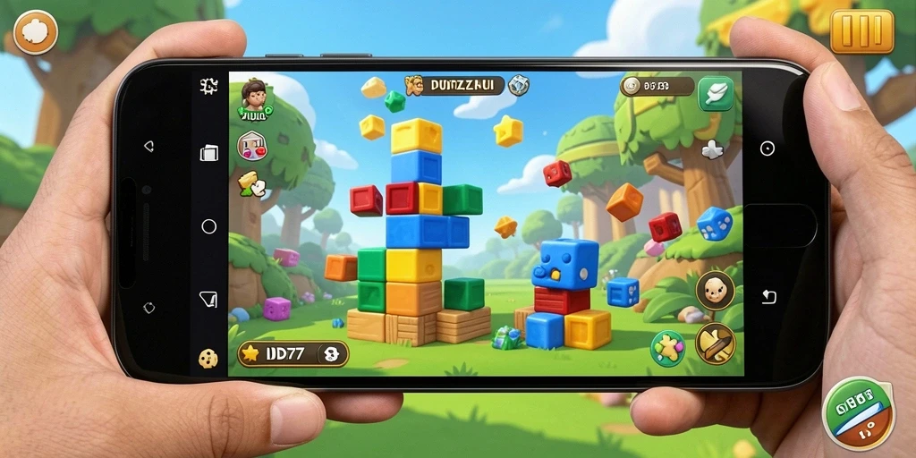 Tampilan gameplay IDR77 dengan tantangan Puzzle yang seru.