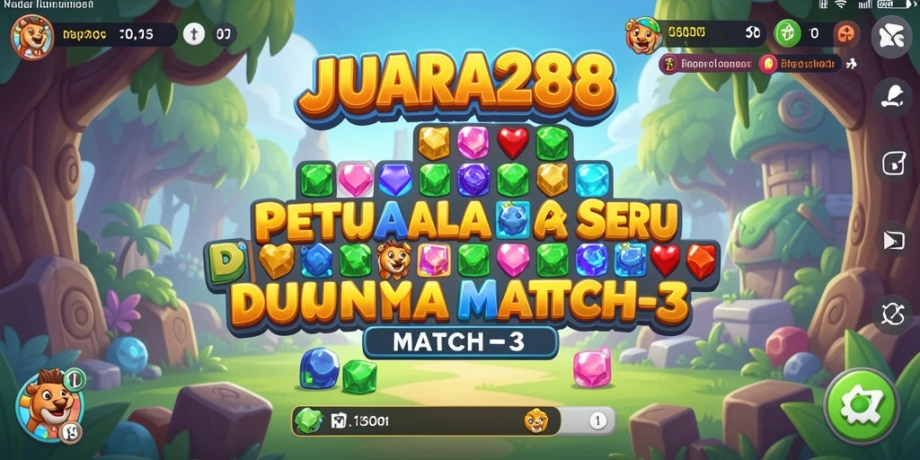 Tampilan gameplay JUARA288 yang seru dan penuh warna.