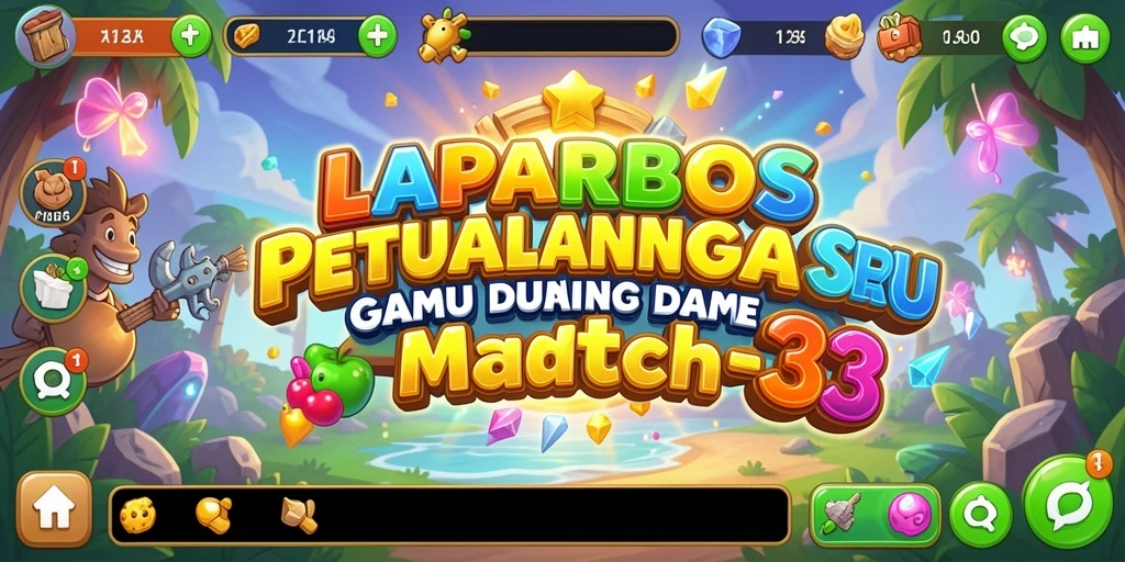 Tampilan gameplay LAPARBOS yang seru dan menantang.