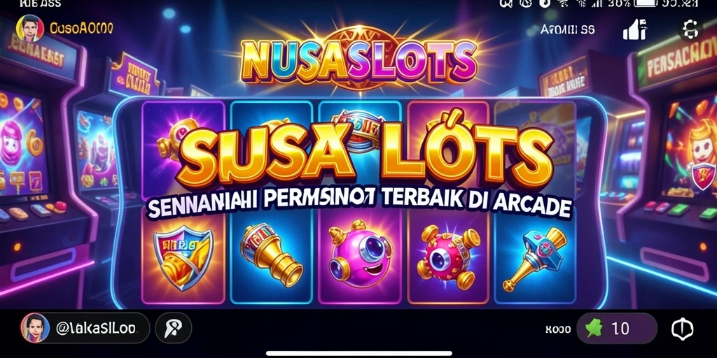 Tampilan menarik dari gameplay <strong>NUSASLOTS</strong> dengan tema slot yang beragam.