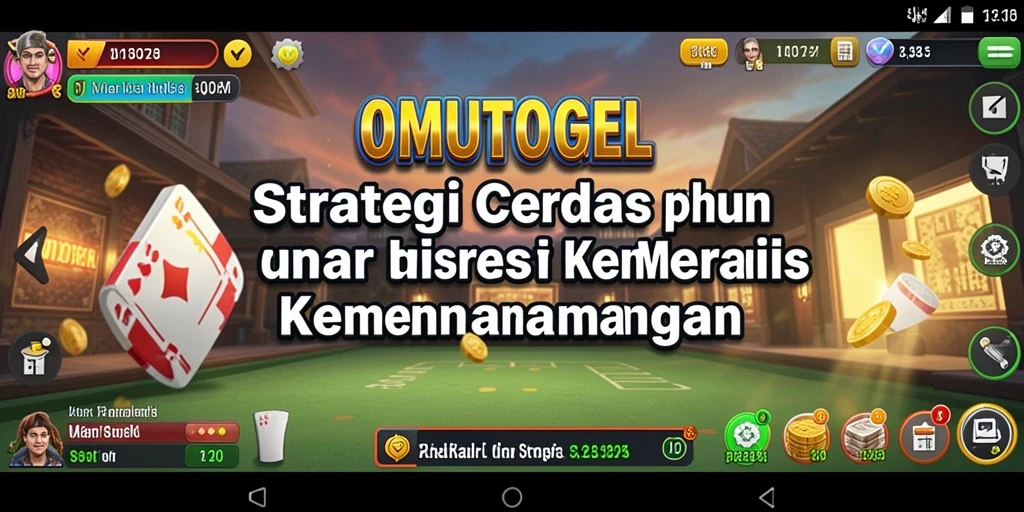 Tampilan gameplay menegangkan dan menantang dari OMUTOGEL.