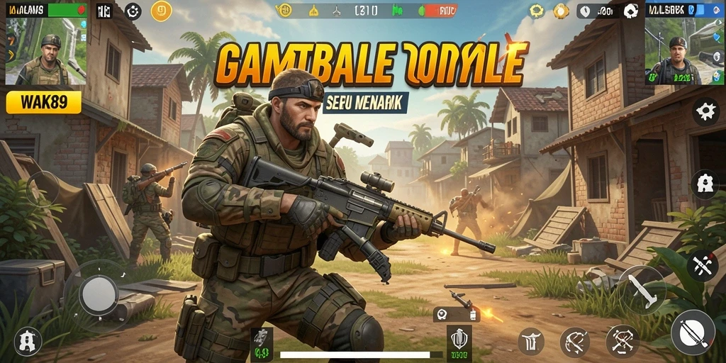 Tangkapan layar gameplay WAK89 menampilkan aksi pertarungan yang mendebarkan.