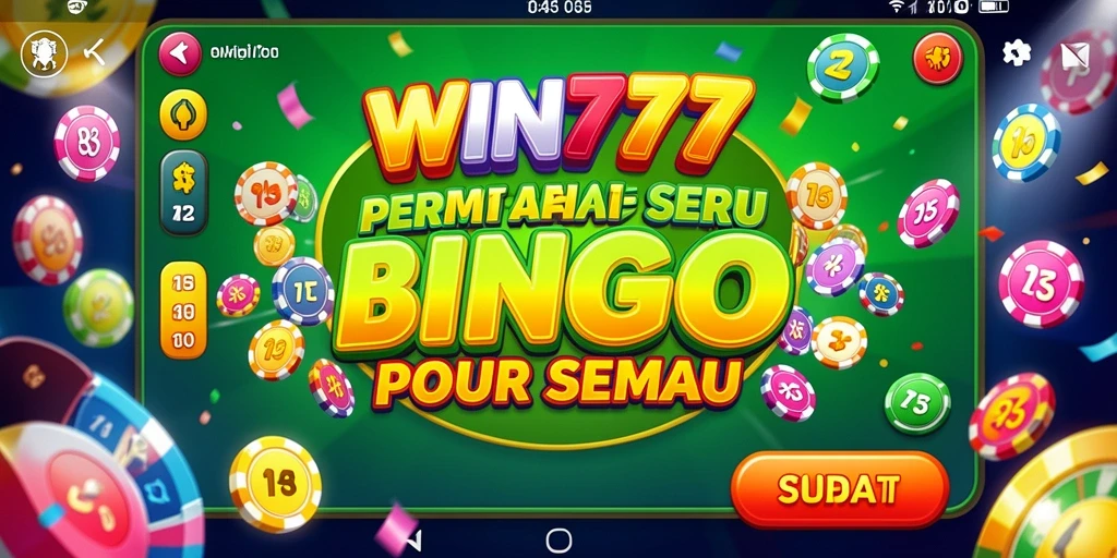 Tangkapan layar gameplay Bingo WIN777 yang seru dan interaktif.